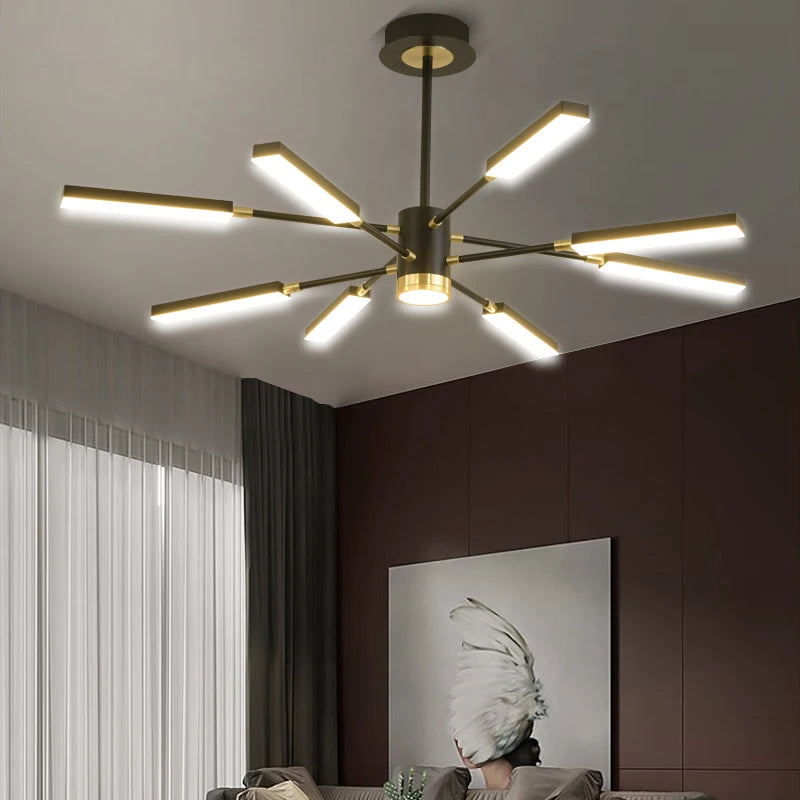 lustre moderne à suspension pour décoration intérieure et éclairage nordique - vue 5 sur 10