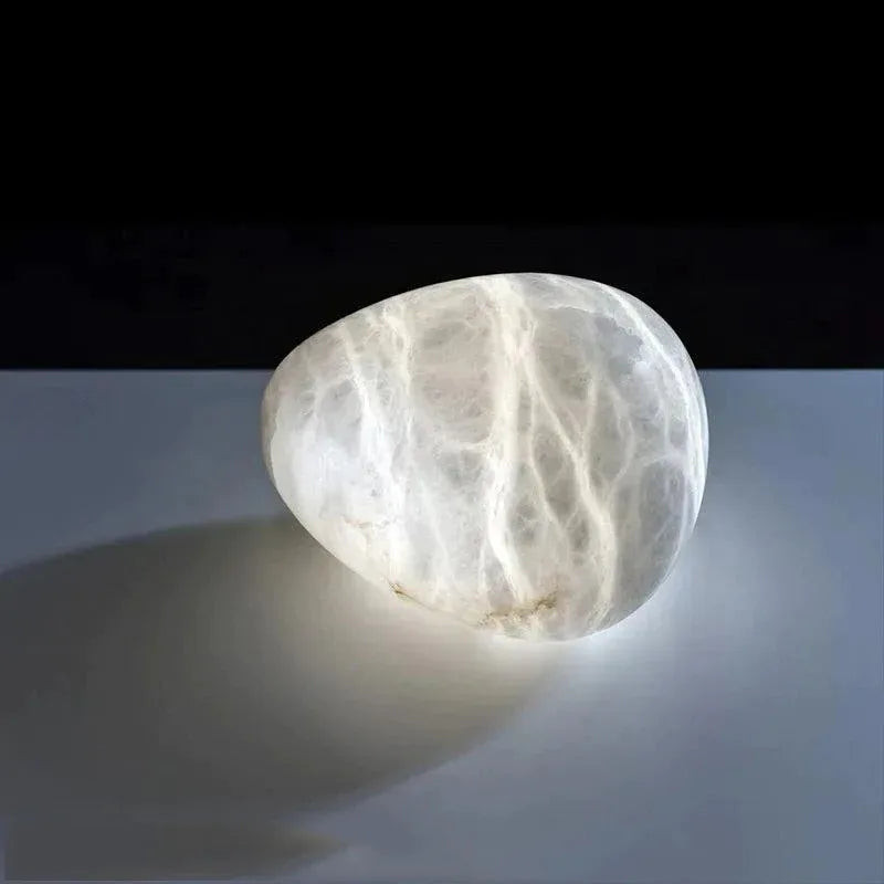 Décoration moderne de lustre de LED de gypse de flocon de neige avec le salon et la chambre à coucher de lustre circulaire de texture naturelle de marbre - vue 5 sur 10