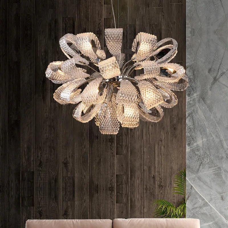 Nordique Art Déco Lustre LED Suspension Lámparas Salon Lustre Éclairage 2023 Décor À La Maison Plafond Lustre - vue 4 sur 18