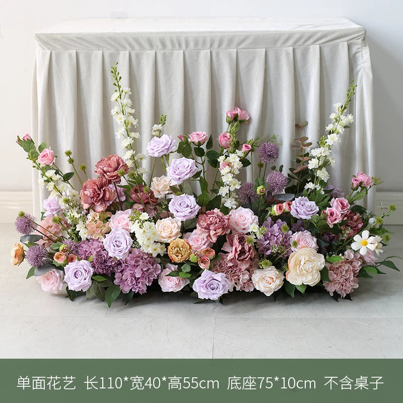arrangement de fleurs artificielles pour décoration de mariage et événements - vue 12 sur 12