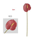 feuilles d'anthurium artificielles pour décoration florale et jardin