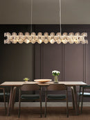 lustre postmoderne nordique de luxe en verre créatif en forme de fleur