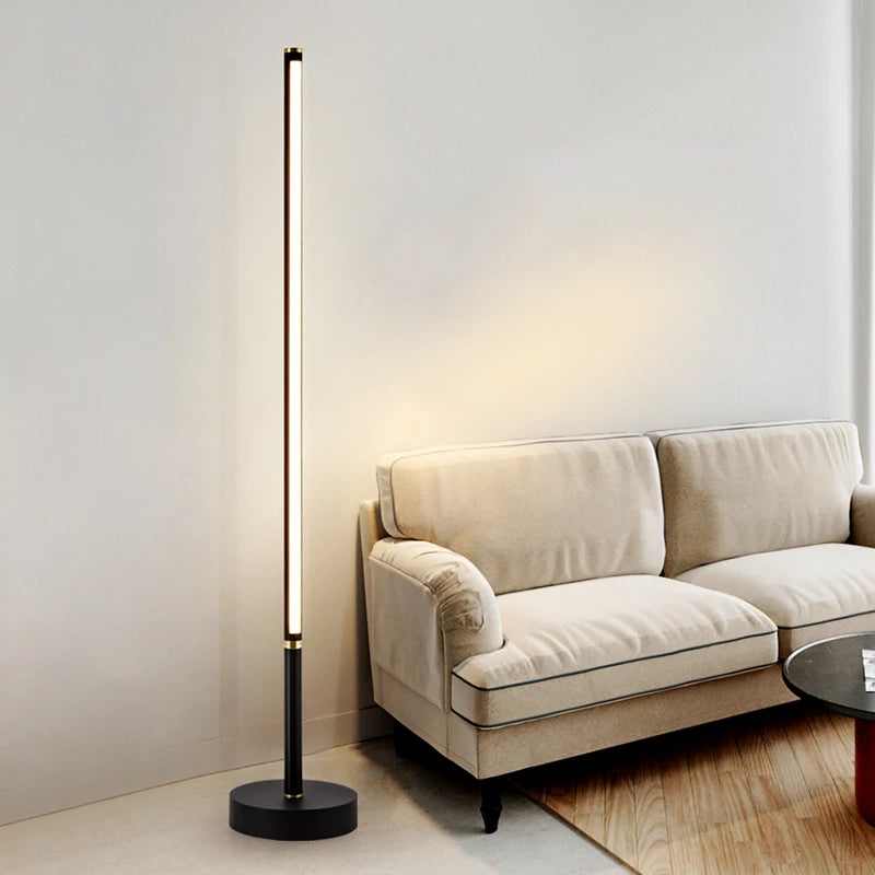 lampadaire minimaliste luxe rotatif gradation nordique bande