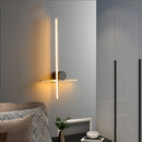 Minimalist copper LED wall light for decorative ambience