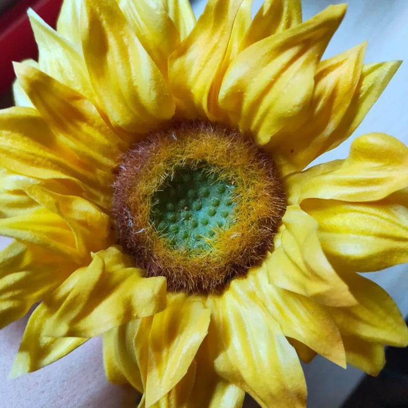tournesol artificiel bouquet décoration mariage fête maison plantes - vue 6 sur 8