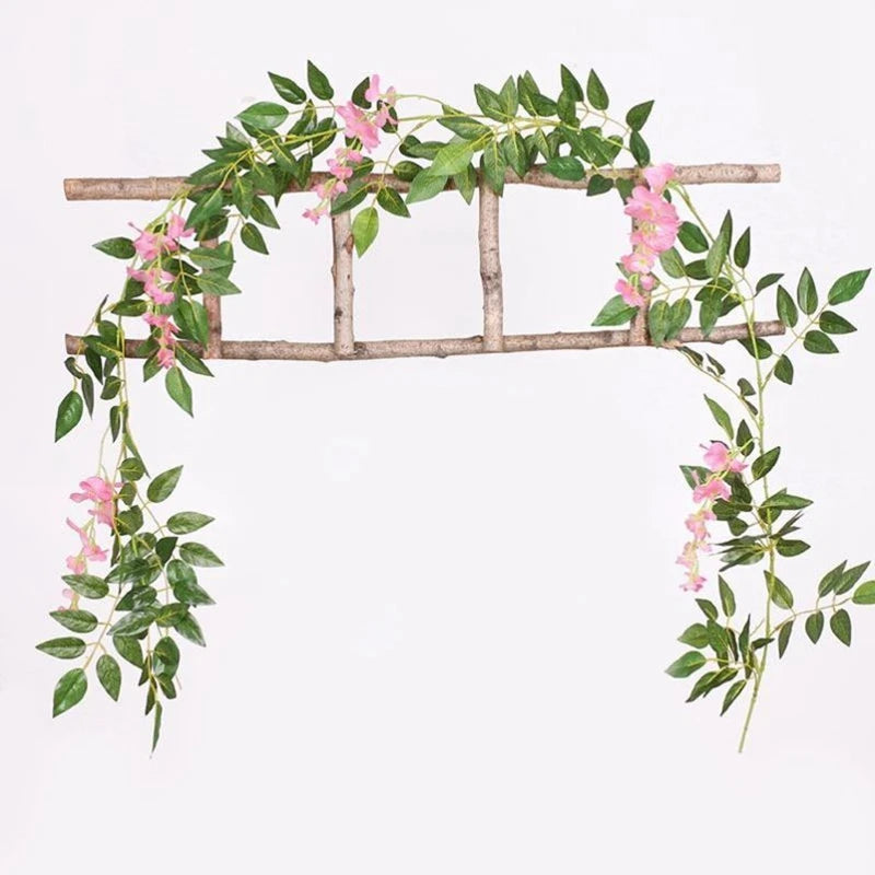 guirlande de glycine artificielle pour décoration florale et festive - vue 11 sur 32