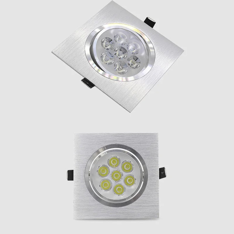 spot led carré à intensité variable pour décoration intérieure - vue 6 sur 8