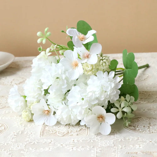 fleurs artificielles en soie pour mariage et décoration de jardin