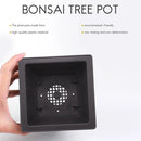 15 PCS 4.7 Inch Flower Pot, Square Plastic Bonsai Training Pot, Flower Succulent Flower Pot Container, for Garden, Interior, Home
