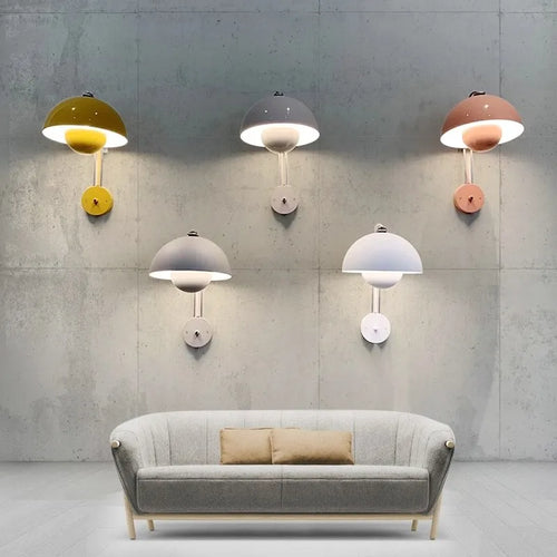 Applique murale nordique LED en forme de bourgeon