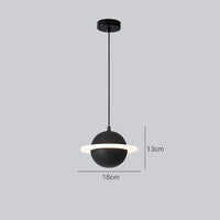 2024  New Hot Sale Resin Planet Pendant Lamp For Living Dining Room Restaurant Store Suspension Indoor Lighting Decor Luminaire