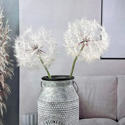 (2 Pcs)Artificial Dandelion Flower, Giant Faux Dandelion Flowers Artificial Dandelion Flowers for Home Decoration - vue 3 sur 6