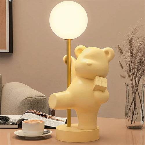 Lampe de Table en forme de lapin rose nordique - vue 14 sur 16