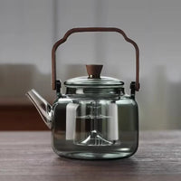 Theiere papillon verre borosilicate resistant chaleur 500ml