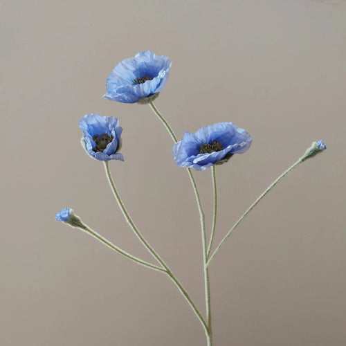 fleurs artificielles de pavot pour décoration mariage jardin et DIY - vue 15 sur 15