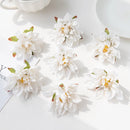 lot de 20 fleurs murales en soie pour décoration variée