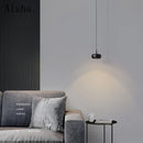Nordic aluminium pendant light for minimalist decor