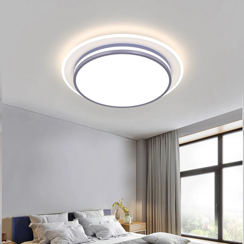 Modern minimalist LED ceiling light for creative decor - vue 5 sur 15