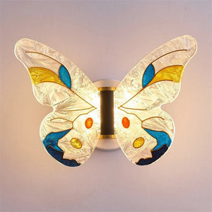 Decorative butterfly wall light nordic design for modern interiors