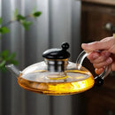 Theiere verre borosilicate resistante chaleur usage cuisine maison