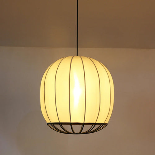 lustre moderne nordique en tissu pour intérieur style épuré - vue 6 sur 9