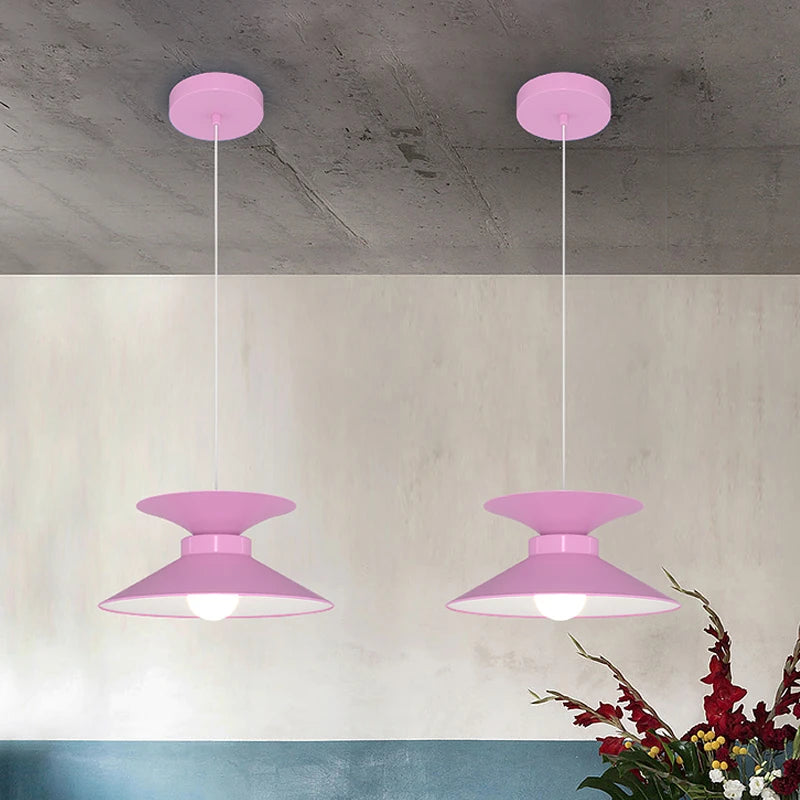 lustre de bar créatif nordique suspension longue ligne - vue 3 sur 22