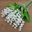 lot de 10 plantes artificielles blanches pour décoration de mariage