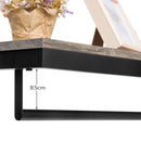 Wall Mounted Coat Rack with Shelf, Wall Shelf with 10 Hooks and Rods, Wall Mounted Hanging Shelf for Hallway Living Room