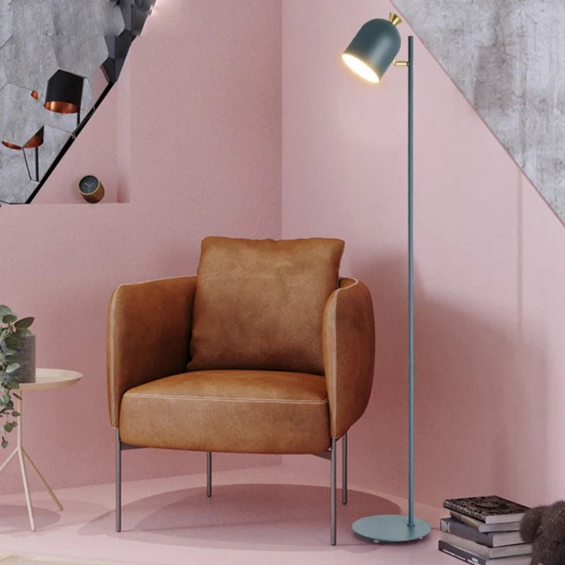 Modern minimalist iron floor lamp for Nordic decor - vue 3 sur 6