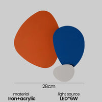Applique murale LED colorée moderne
