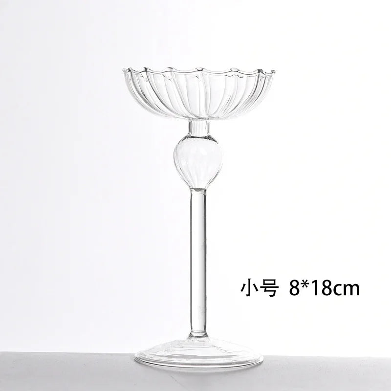lustre européen à rayures pour décoration romantique et festive - vue 7 sur 8