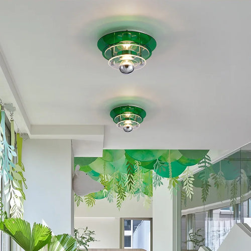 plafonnier acrylique design nordique style spatial pour décoration intérieure
