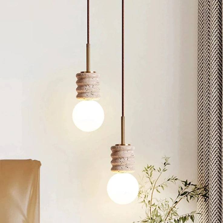 lustre led pour chambre art moderne simple petite lumière suspendue - vue 3 sur 6