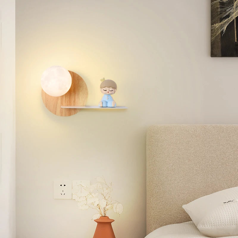 applique murale led moderne créative astronaute pour enfants - vue 6 sur 12