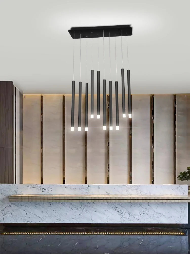 lustre moderne de luxe pour restaurant bar loft - vue 7 sur 7