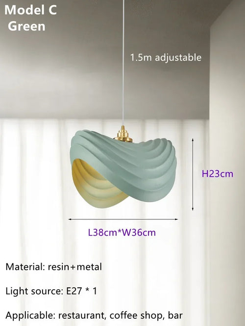 suspension moderne nordique design art pour décoration intérieure - vue 14 sur 18