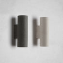 applique murale industrielle en béton étanche double tête led