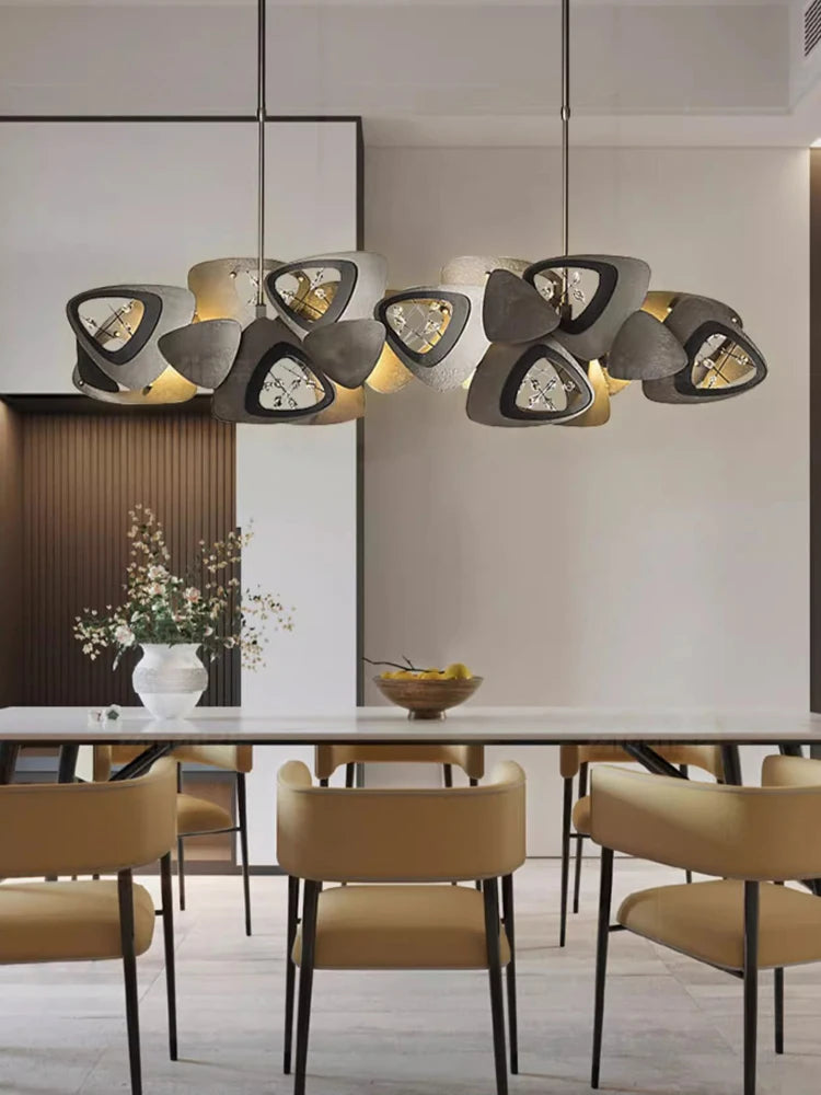 lustre designer en cristal tendance pour éclairage intérieur - vue 4 sur 12