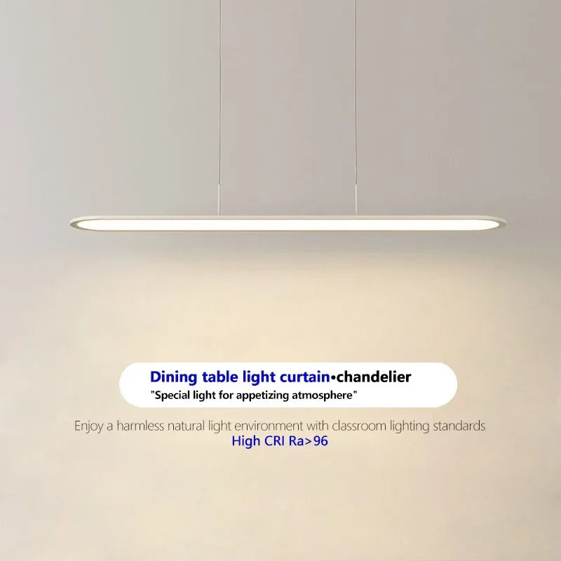 suspension led moderne minimaliste en ferronnerie pour bar - vue 7 sur 13