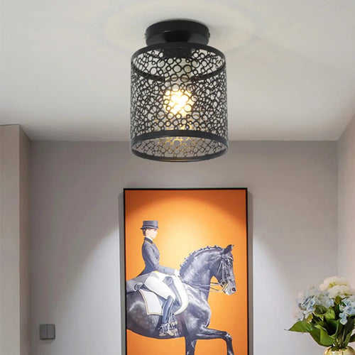 suspension en fer moderne style rétro pour décoration intérieure