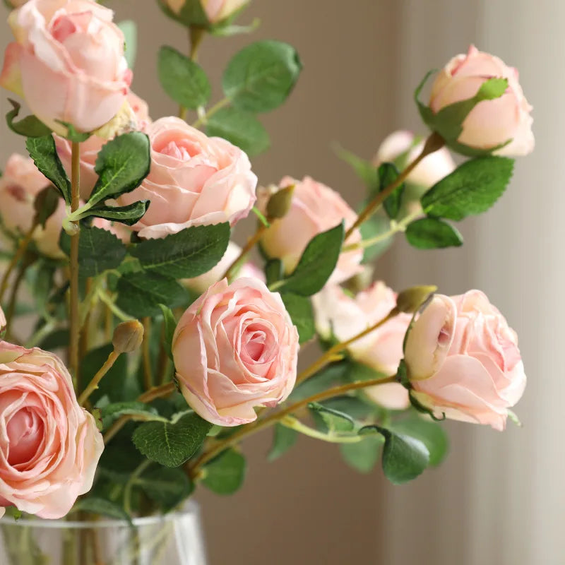 têtes de peinture à lhuile fleur de rose décoration florale mariage - vue 5 sur 11