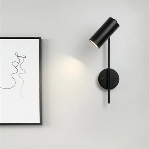 Applique murale à spot rotative dorée ou noire - vue 7 sur 10