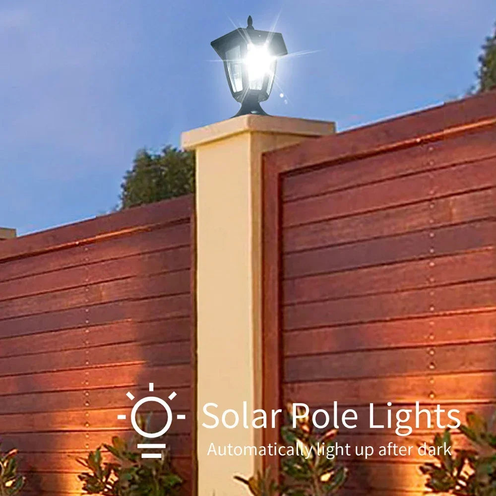 lampe solaire extérieure pour décoration de jardin et clôture - vue 8 sur 8