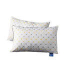 1pc Soft and Supportive White Pillow, Simple Polyester Rectangular Neck Pillow for Home and Hotel,18.9x29.13In