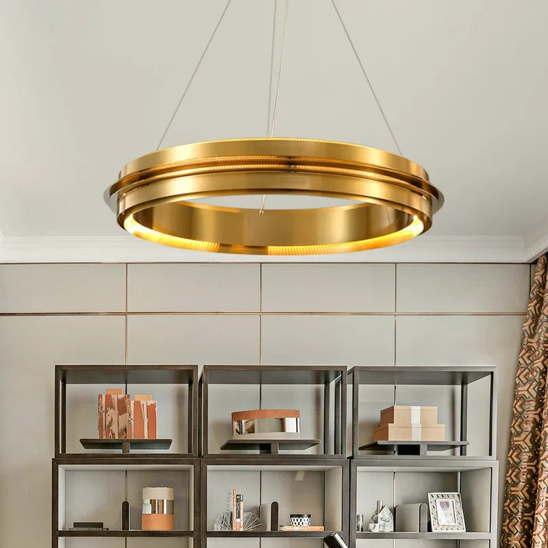 lustre led suspension post-moderne italien pour décoration intérieure - vue 6 sur 12