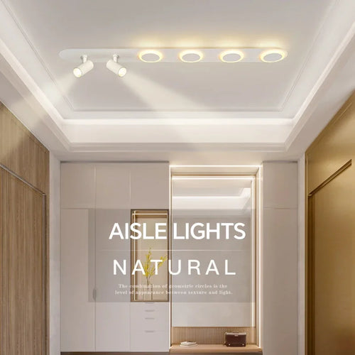 plafonnier led nordique moderne pour décoration intérieure et extérieure - vue 7 sur 16