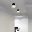 plafonniers modernes en verre transparent lampe chaude