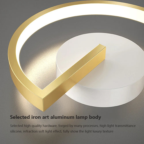 Modern minimalist wall light elegant and refined decorative lighting - vue 7 sur 12