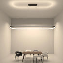 Minimalist Nordic oval chandelier for interior decoration