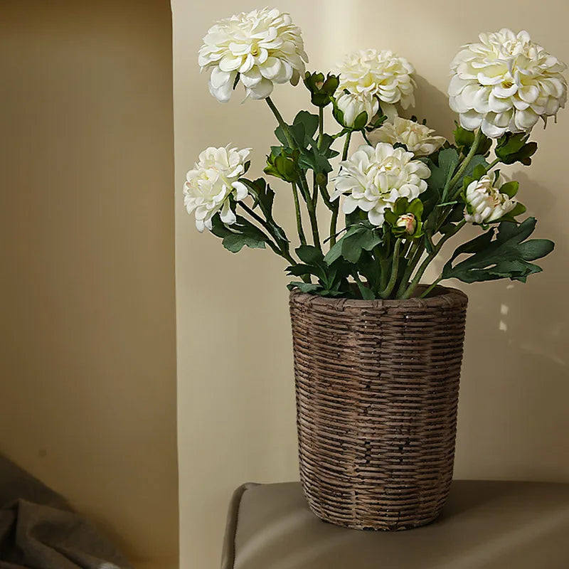 Realistic oriental chrysanthemum artificial flowers for wedding decoration - vue 3 sur 8
